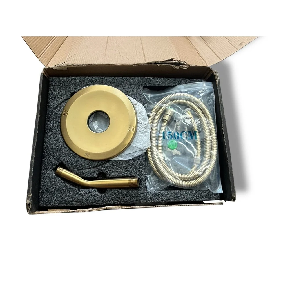 POP SANITARYWARE Gold Dual-Function Shower Faucet Set with Tub Spout Bathroom